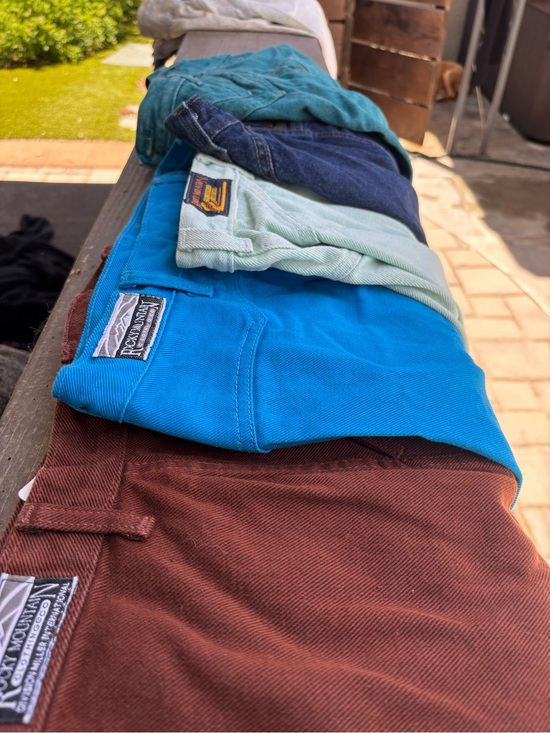 Rocky Mountain Denim - Straight Leg Women's Jeans in Blue, Brown, Teal, Mint